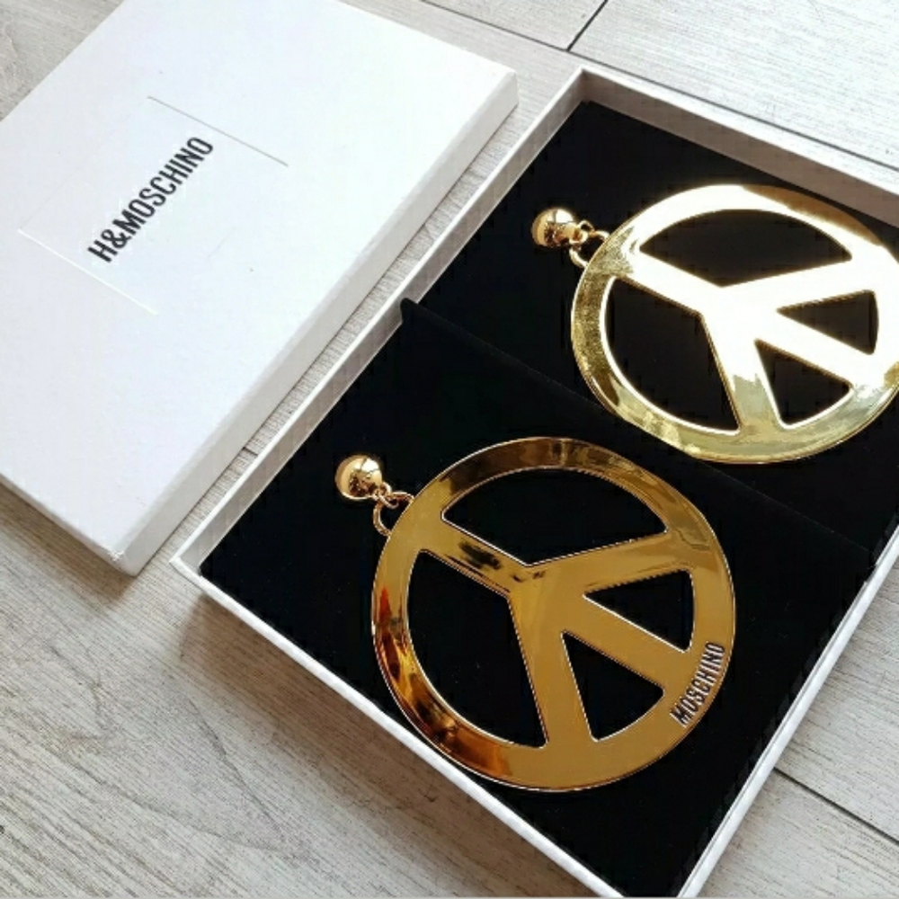 Moschino x hm earrings